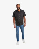 Men's Short Sleeve Ripstop Polo - Black