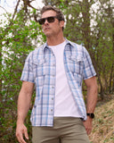 Men's Seaside Collared Shirt - Steel Grey