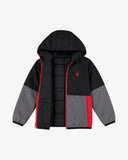 Boys' Reversible Puffer - Black