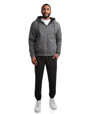 Men's Bonded Thermal Jacket - Charcoal Heather