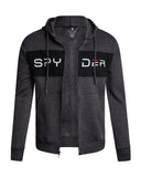 Men's Color Block Fleece Hoodie - Charcoal Heather