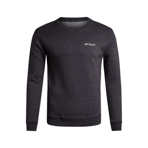 Mens Fleece Crew - Charcoal Heather