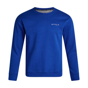 Mens Fleece Crew - Electric Blue