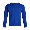 Mens Fleece Crew - Electric Blue