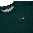 Mens Fleece Crew - Forest Green