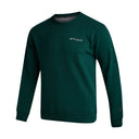 Mens Fleece Crew - Forest Green