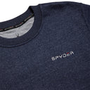 Mens Fleece Crew - Navy Heather