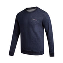 Mens Fleece Crew - Navy Heather