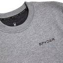Mens Fleece Crew - Light Grey Heather