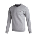Mens Fleece Crew - Light Grey Heather