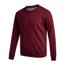 Mens Fleece Crew - Mahogany