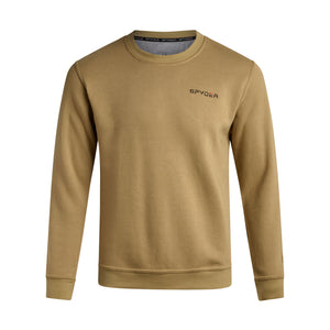 Mens Fleece Crew - Sand