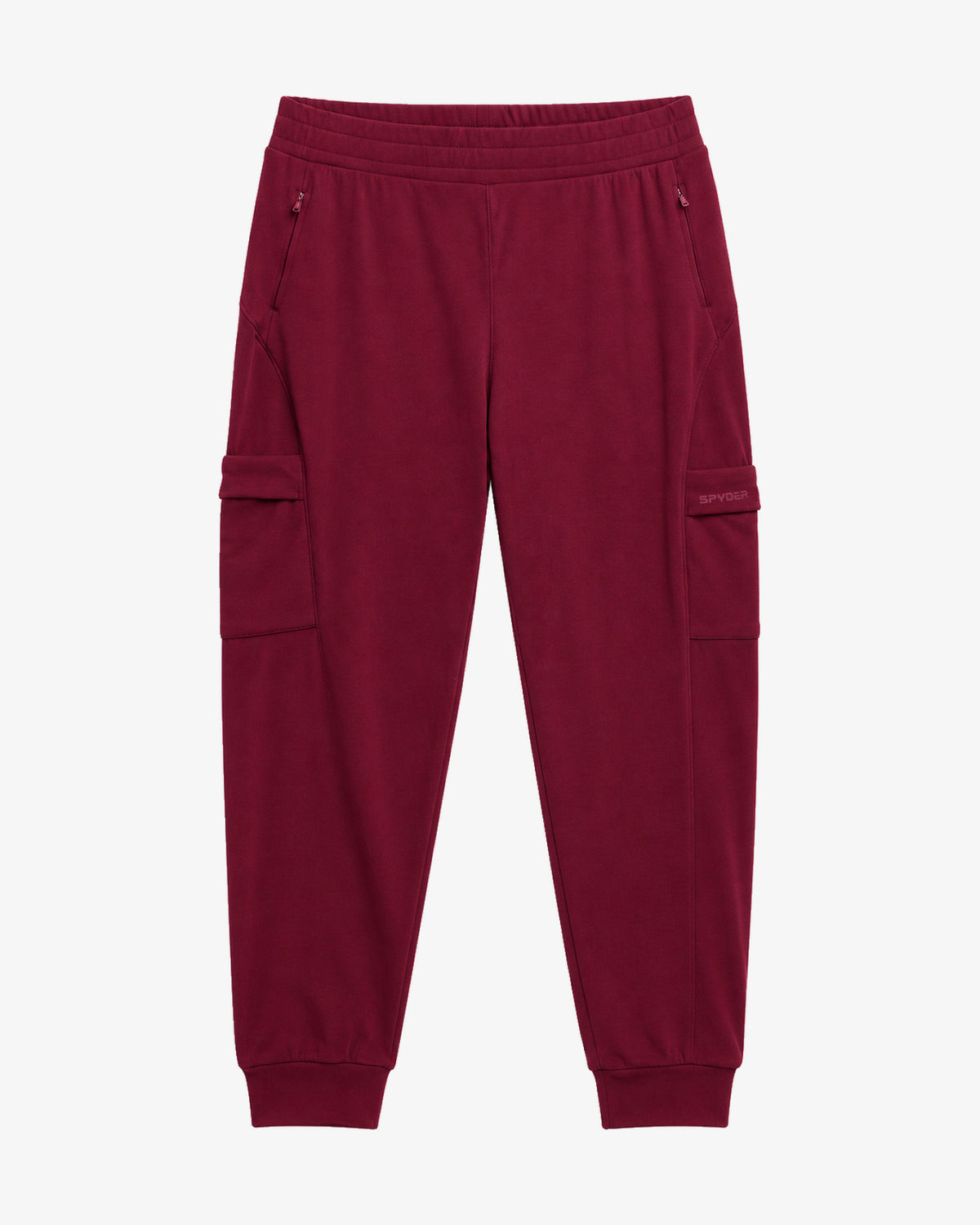 Women's Cashmere Cargo Jogger - Wine