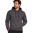 Men's Pullover Sherpa Hoodie - Black
