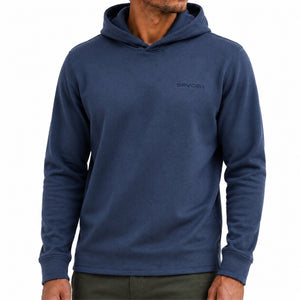 Men's Corduroy Fleece Long-Sleeve Hoodie - Blue