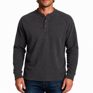 Men's Corduroy Fleece Long-Sleeve Henley - Polar