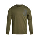 Mens Split Logo Long Sleeve - Sage