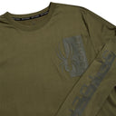 Mens Split Logo Long Sleeve - Sage