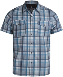 Men's Seaside Collared Shirt - Steel Grey
