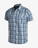 Men's Seaside Collared Shirt - Steel Grey
