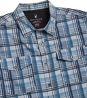 Men's Seaside Collared Shirt - Steel Grey