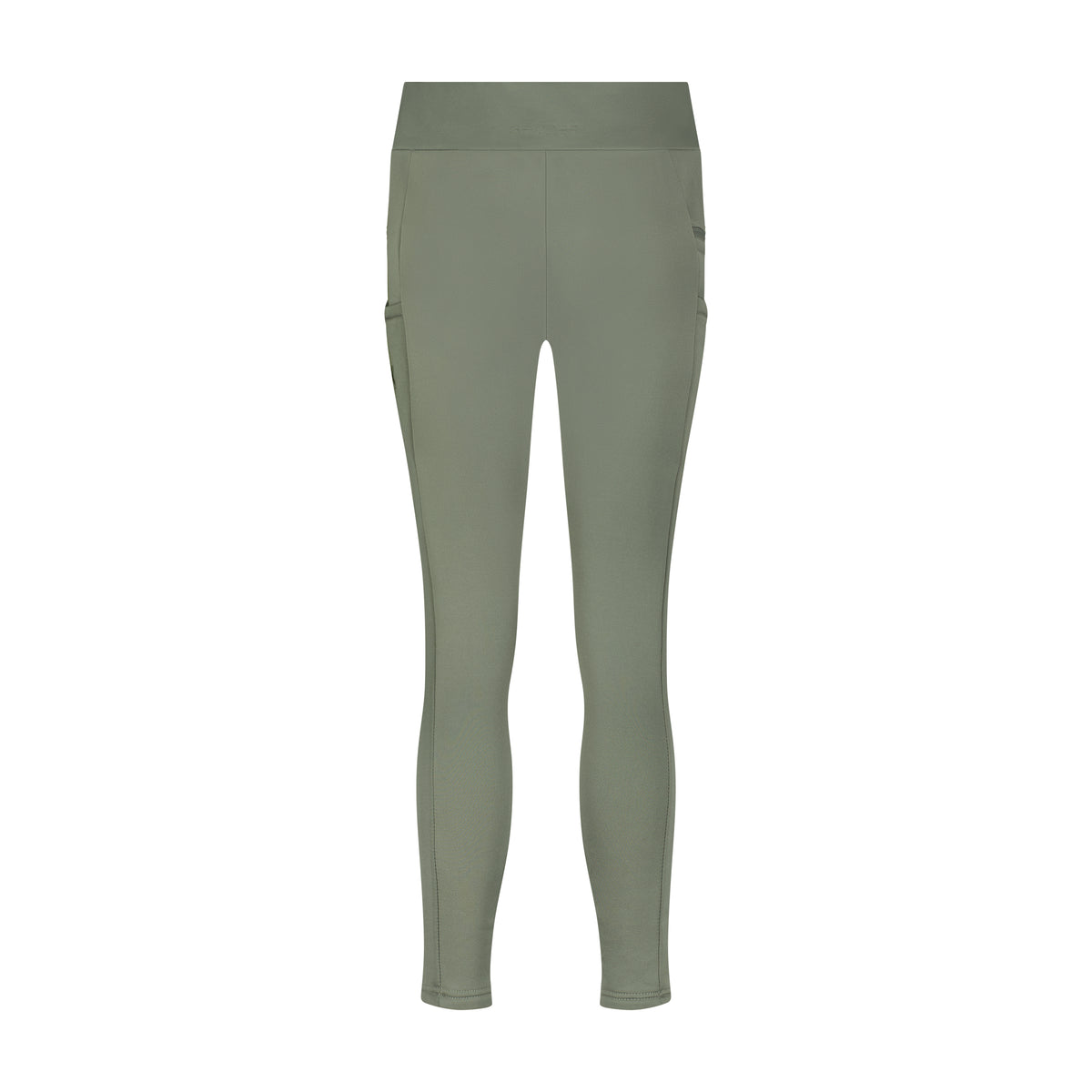Womans Polar Fleece Bonded Leggings - Agave