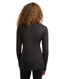 Womens Performance Quarter Zip - Black