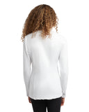Womens Performance Quarter Zip - White