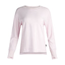 Womens Crew Hi-Low Long Sleeve - Mauve