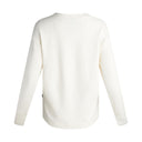 Womens Crew Hi-Low Long Sleeve - Oatmeal