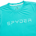 Womens Spyder Short Sleeve - Aquamarine