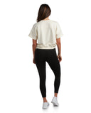 Womens Harmony Boxy Tee - Pearl