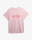 Women's Short Sleeve Graphic Tee - Faded Pink