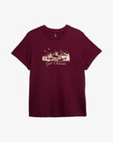 Women's Short Sleeve Graphic Tee - Wine